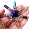 Lovionus89 Crystals and Healing Stones, 7 Reiki Crystal Points Pyramid