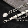Liutufy Multi-layer Waist Chain Belt Stylish Leather Waist Chain for
