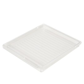 Re Clean RC-30/50L Shelf (with Rail) for SLR Storage Shelves, Drawers, For Re Clean RC-30/50L, White Transparent
