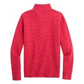 vineyard vines Boys' Saltwater Quarter-Zip, Red Velvet