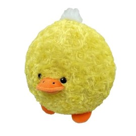 Pet Lou Duck Ball, Yellow, 8-inches Height, Squeak Toy, Plush, Pet Toys and Supplies