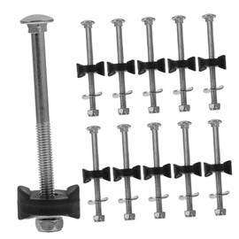 Parliky Trampoline Screw Kit 12pcs Set Trampoline Frame Screws Anti-Falling Fixation