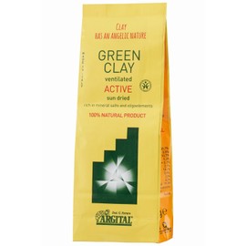 Argital Green Clay Powder, Active, 17.6 oz (500 g)