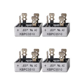 PENGLIN 4PCS KBPC3510 Bridge Rectifier Bridge Diode Single Phase 35A 1000V 4-Pin Rectifier Diode KBPC Series
