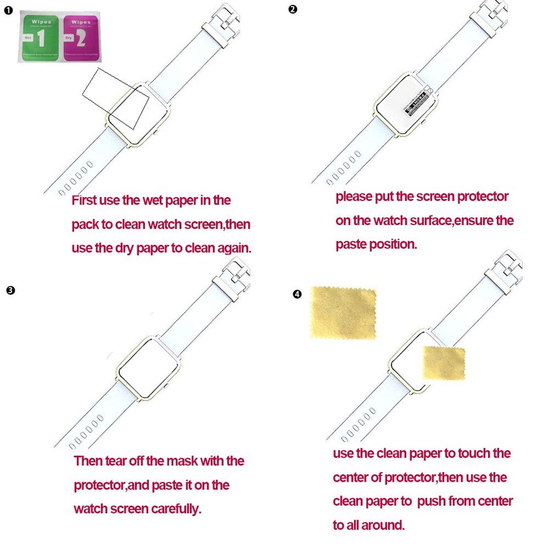 OCTelect screen protector 1.3" screen protector for smart watch letscom