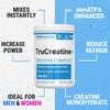 PEScience TruCreatine+ Creapure Creatine Monohydrate Powder, Micronized Creatine with ElevATP,