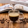 Stylusella Double Wall Glass Espresso Cups 5oz/150ml, A set of