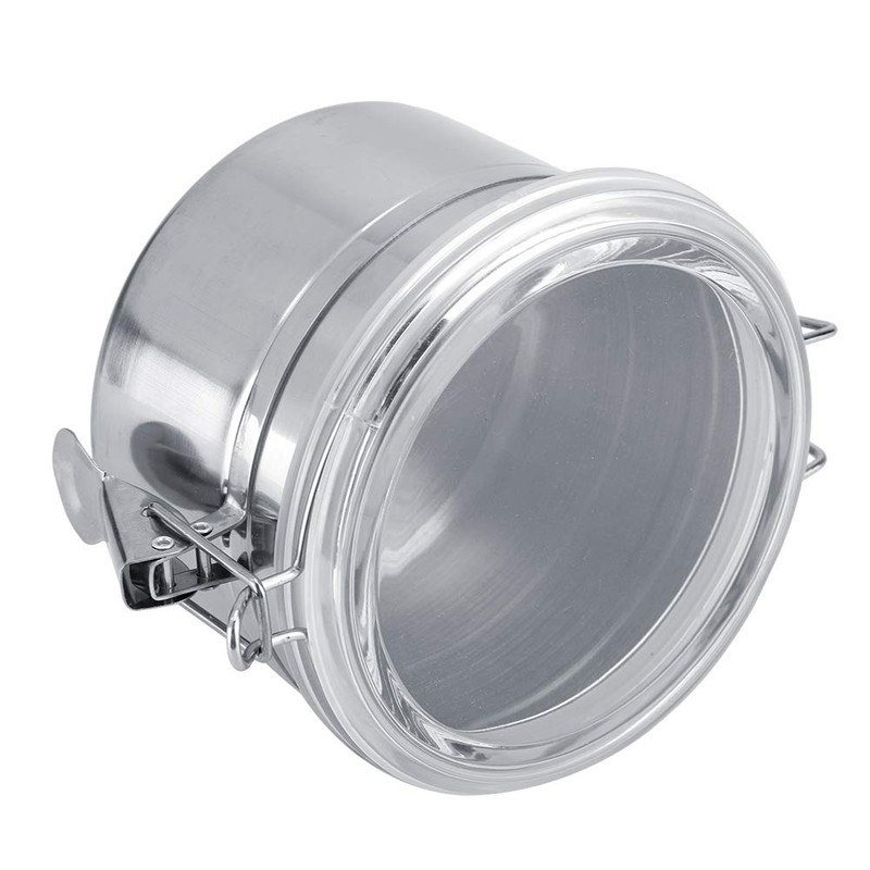 Airtight Coffee Container, Stainless Steel Coffee Container with Cover for