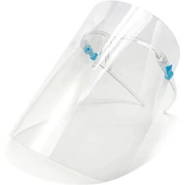 SB Components [Only Visors] Full Face Protective Shield Visor, Transparent Face Visor Resistant to Prevent Saliva, Oil Fume, Spitting Anti-Fog Lens for Daily activities and Working (Set of 10)