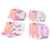 4 Pcs Baby Cloth Diapers Adjustable Washable Reusable Diapers for