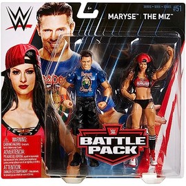 WWE FMF78 The Miz and Maryse Figure, Multicoloured, Pack of 2