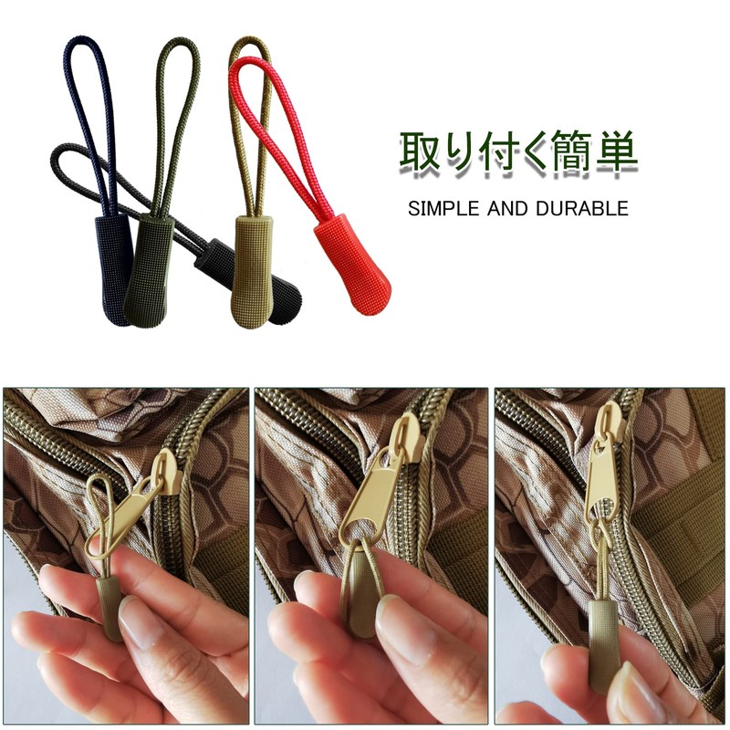 DY.2ten Zipper Tabs 20 Pcs Zipper Pulls Zipper Pulls Replacement