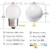 G40 1.5w Low Wattage Led Bulb Equivalent 15 Watt Standard