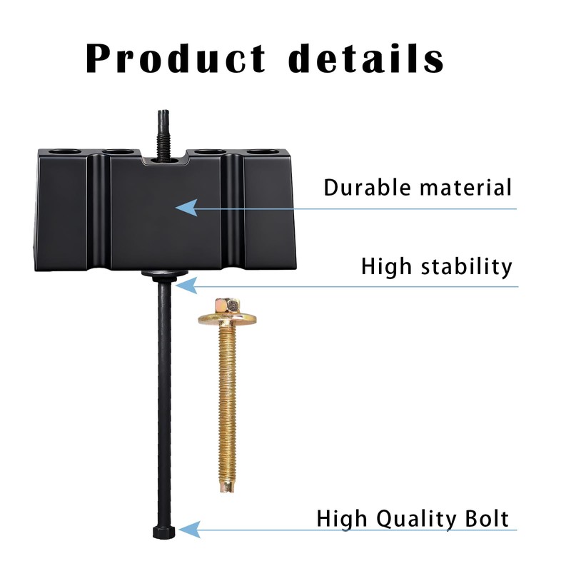 00588 Base Clamp Battery Hold Down Kit Fit for Ford