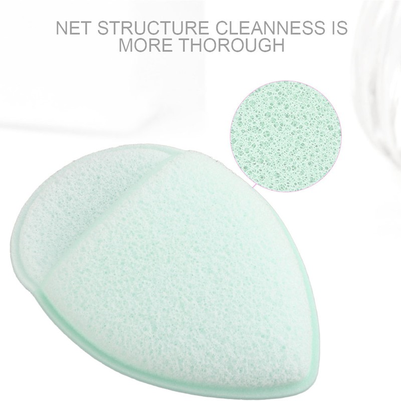 5pcs Makeup Cleaning Puff Hydrophilic Soft Exfoliator Face Cleaning Pad