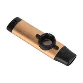 Metal Kazoo, Kazoo Musical Instrument Gear Adjustment Easy for Ceremony Party(Gold)