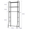 Kitsure Over Toilet Storage Rack - Metal Over Toilet Bathroom