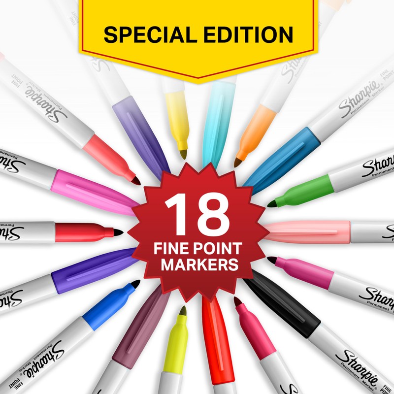 Sharpie c | Limited Edition Colour Assortment | Fine Point