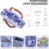 Pickleball Sling Bag Organizer with Paddle and Ball Compartments, Fence