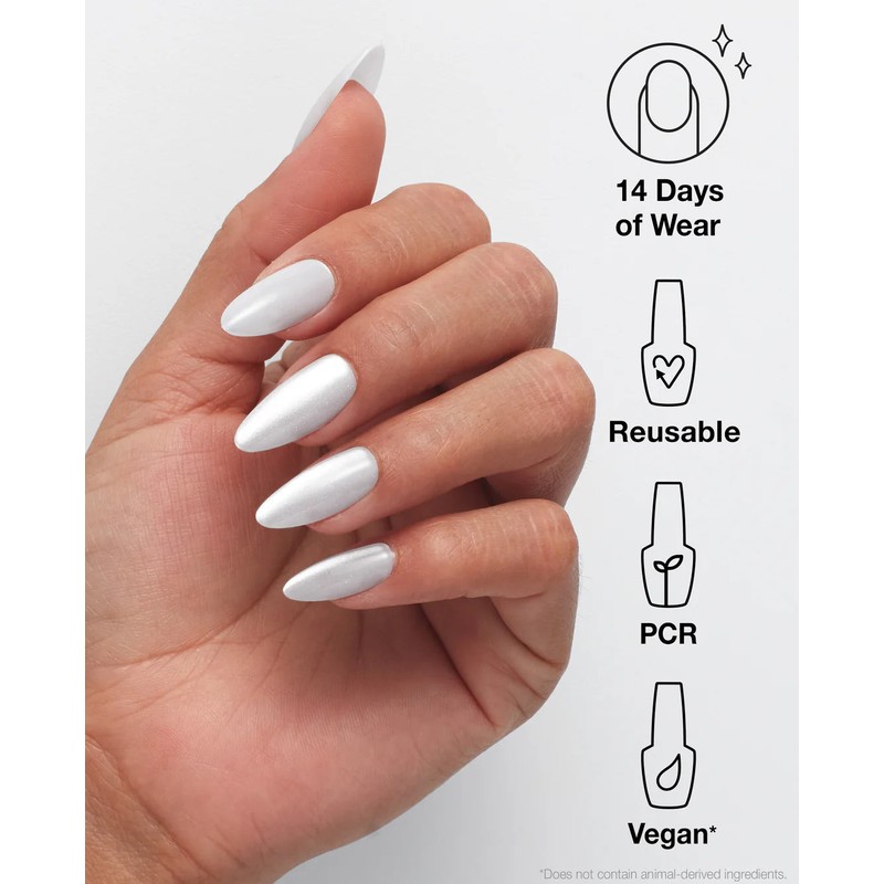 OPI xPRESS/ON Press On Nails Glass Slipper