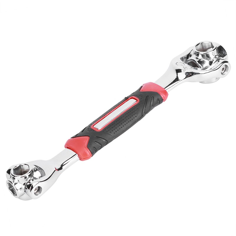 8‑in‑1 Socket Wrench Rotatable Double‑Ended High‑Carbon Steel Magnet Repair Hand
