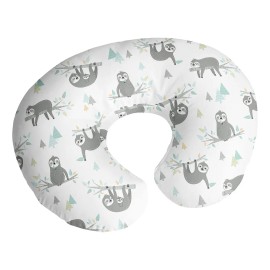 Funda De Almohada De Lactancia Con Diseño De Perezoso De La