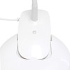 Simple Designs LD2021-GRY Flexi Rounded Clip Light LED Desk Lamp,