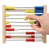 Idena 22924 Wooden Counting Frame with 100 Threaded Beads in