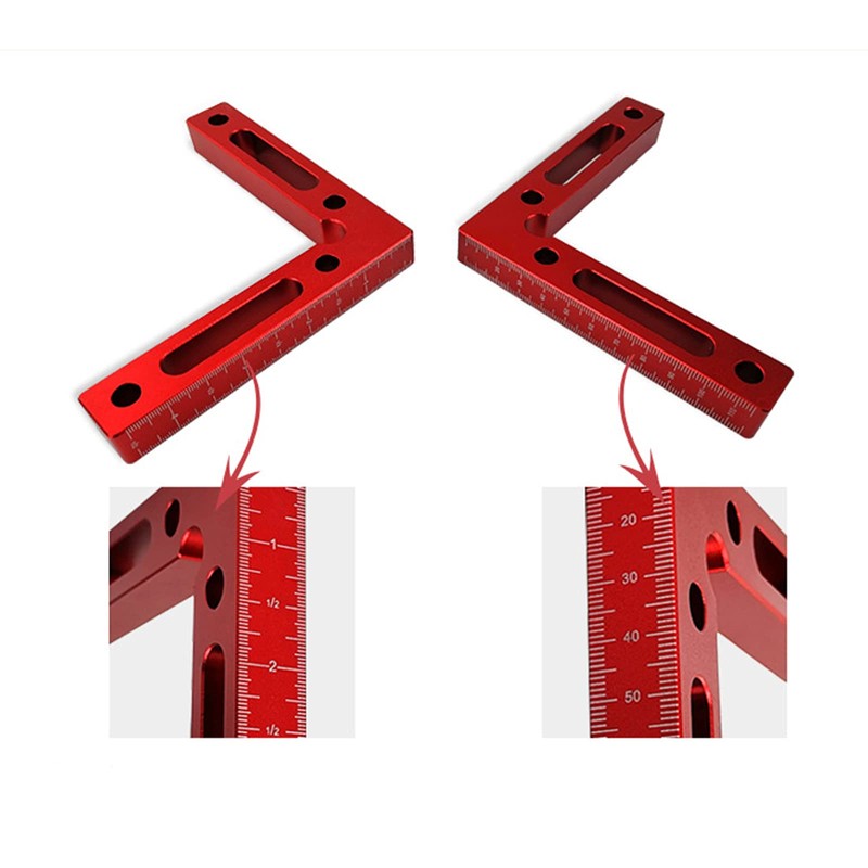 CarAngels Aluminum Complete Carpenter's Square Corner Clamp, Set of 2,