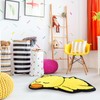 Drydiet Yellow Duck Bath Mat Microfiber Shower Bathroom Rug Non