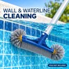 2 Pack 13 Inch Pool Cleaning Brush Heads with Rounded