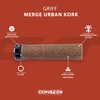 CONTEC Merge Urban Cork Bicycle Grip, 140 mm, D2 Two-Component,