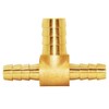 Joywayus Hose Reduce Barb Tee 5/16"x1/2"x5/16" 3 Way Union Fitting