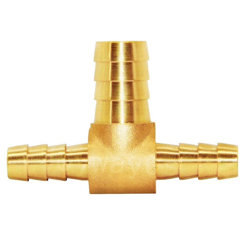 Joywayus Hose Reduce Barb Tee 5/16"x1/2"x5/16" 3 Way Union Fitting