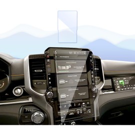 UFGDSHA 2025 Ram 1500 Screen Protector Compatible With 2025 Dodge Ram 1500 2500 3500 (Laramie/Rebel/Limited/Limited Longhorn/Tungsten) Nav. 14.4Inch Tempered Glass Screen Protector Anti-Scratch