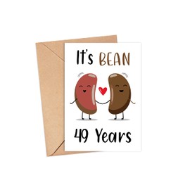 Arezzaa Funny 49 Years Anniversary Card - 49th Anniversary Card - Funny Anniversary Card Husband Wife Boyfriend Girlfriend - 49th Wedding Anniversary Card, 5 x 7 inches