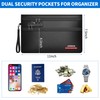 JUNDUN 6400℉ Fireproof Money Bag for Cash with Lock(11" x