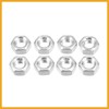 Partuto 8 Pcs Round Screw on Safety Spoke Reflective Rear