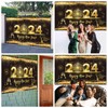 New Year's Eve Decoration 2024 New Year Banner, Large Happy
