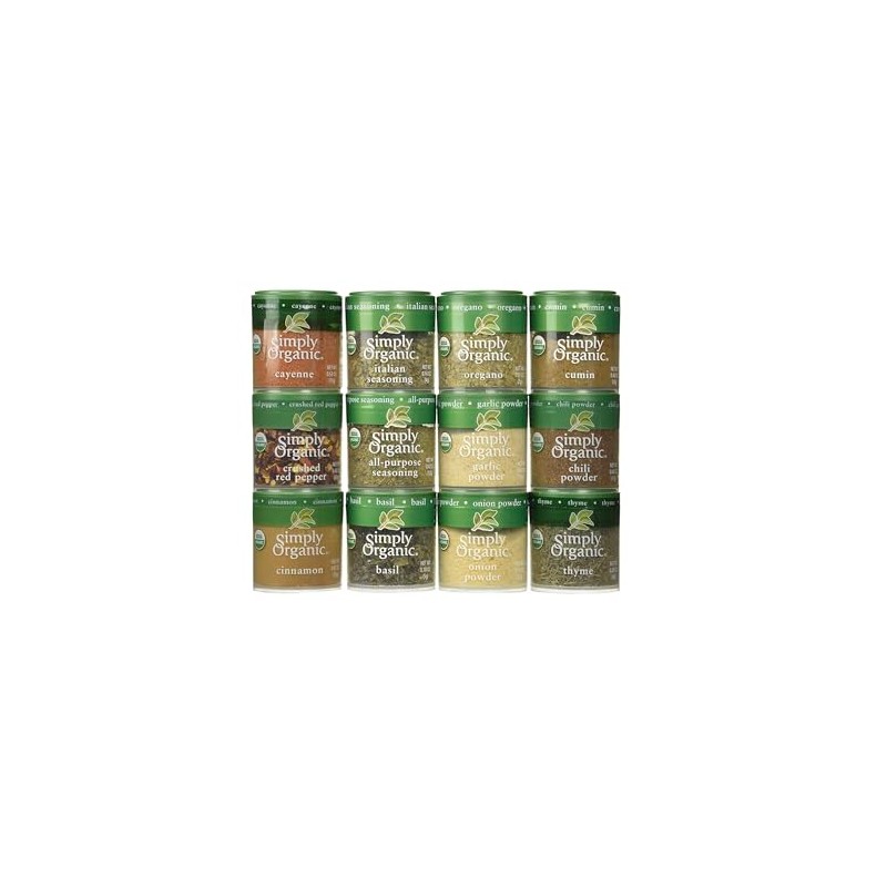 Generic Simply Organic Starter Spice Gift Set, 0.33 Ounce (Pack