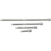 Draper 16766 1/4 Inch Square Drive Satin Chrome Wobble Extension