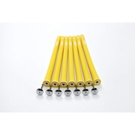 elitegrips S40 Golf Grips, Set of 7, Acid Yellow with Backline