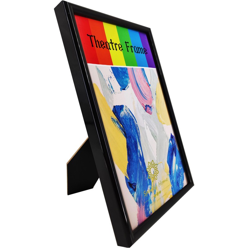 SparklyHome 8 Pack, Black Theatre Frame, Theatre Bill Frame, Holds