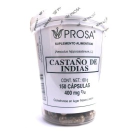 Castaño De Indias 150 Cápsulas De 400 Mg Prosa.