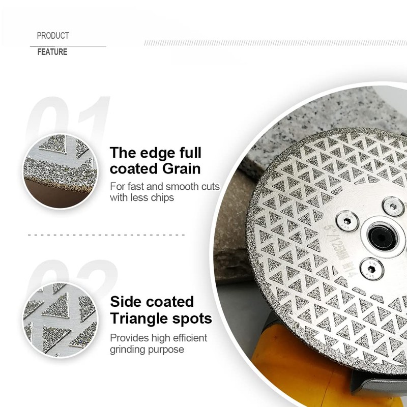 SHDIATOOL 9 Inch Diamond Grinding Disc for Granite Marble Single