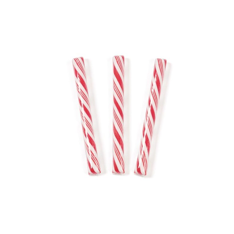 Soft Peppermint Sticks Bulk Bag (Individually Bagged) (4 Lb)