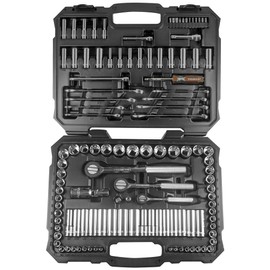 Paramount 116 Piece SAE/Metric Deep and Standard Socket Set: 1/4, 3/8 & 1/2" Drive; 6,8 & 12 Point