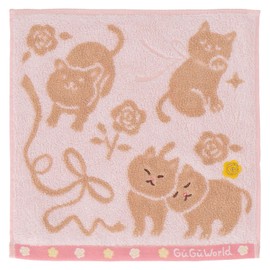 GuGuWorld 36705289 Towel Handkerchief Women's Handkerchief Towel for Women Cat, Pink (A)
