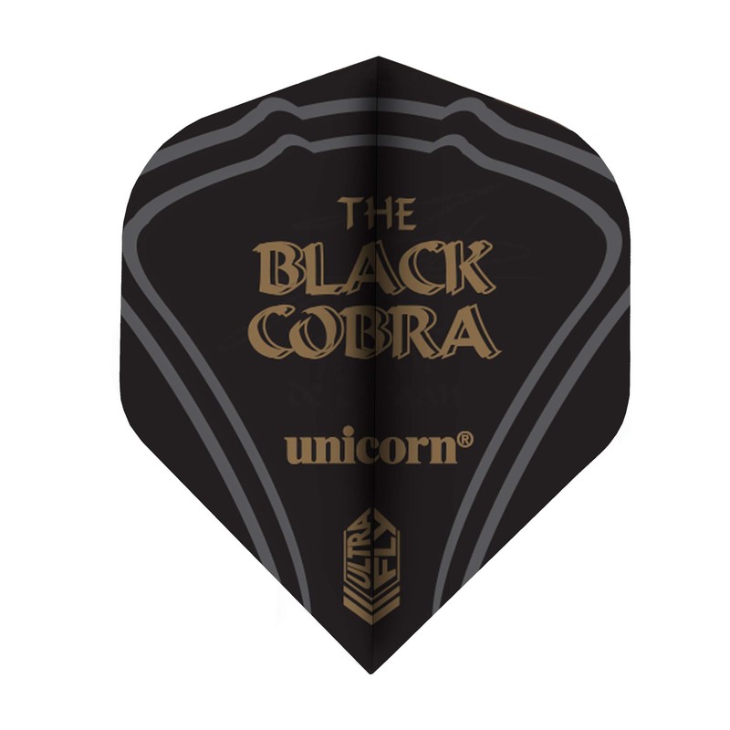 UNICORN UltraFly Dart Flights | Jeffrey de Zwaan The Black