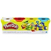 Play-Doh Hasbro Play-Doh-Set 4er Pack Grundfarben Knetmasse, Modelliermasse für fantasievolles